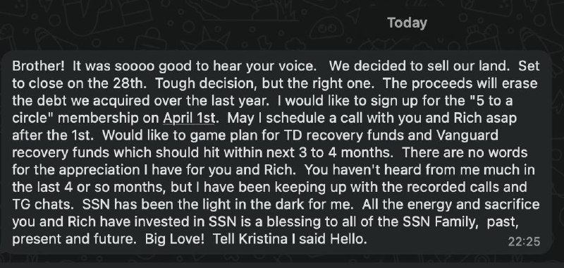 Testimonial from Matt, Sovereign Soul community member