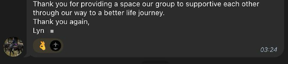 Testimonial from Lynda, Sovereign Soul community member