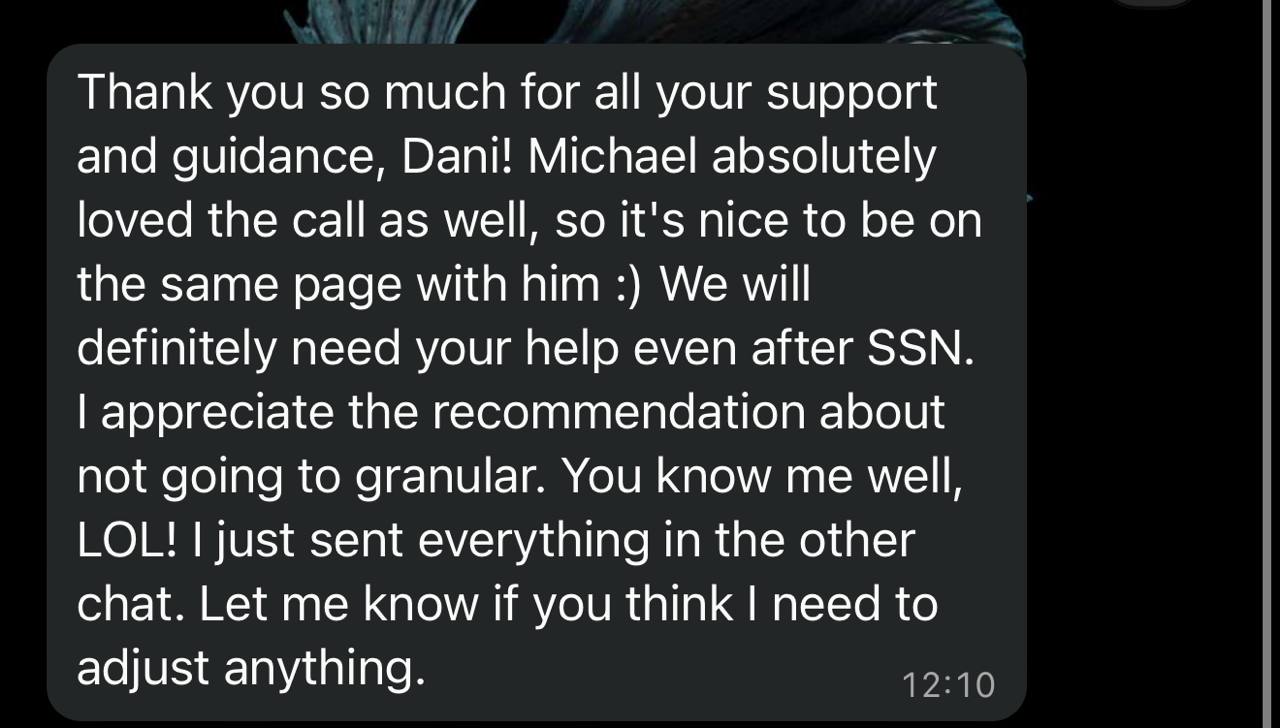 Testimonial from Johanna, Sovereign Soul community member