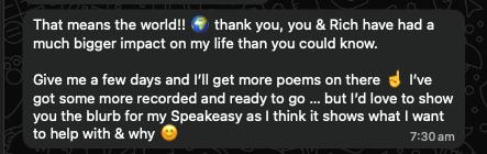 Testimonial from Claire, Sovereign Soul community member